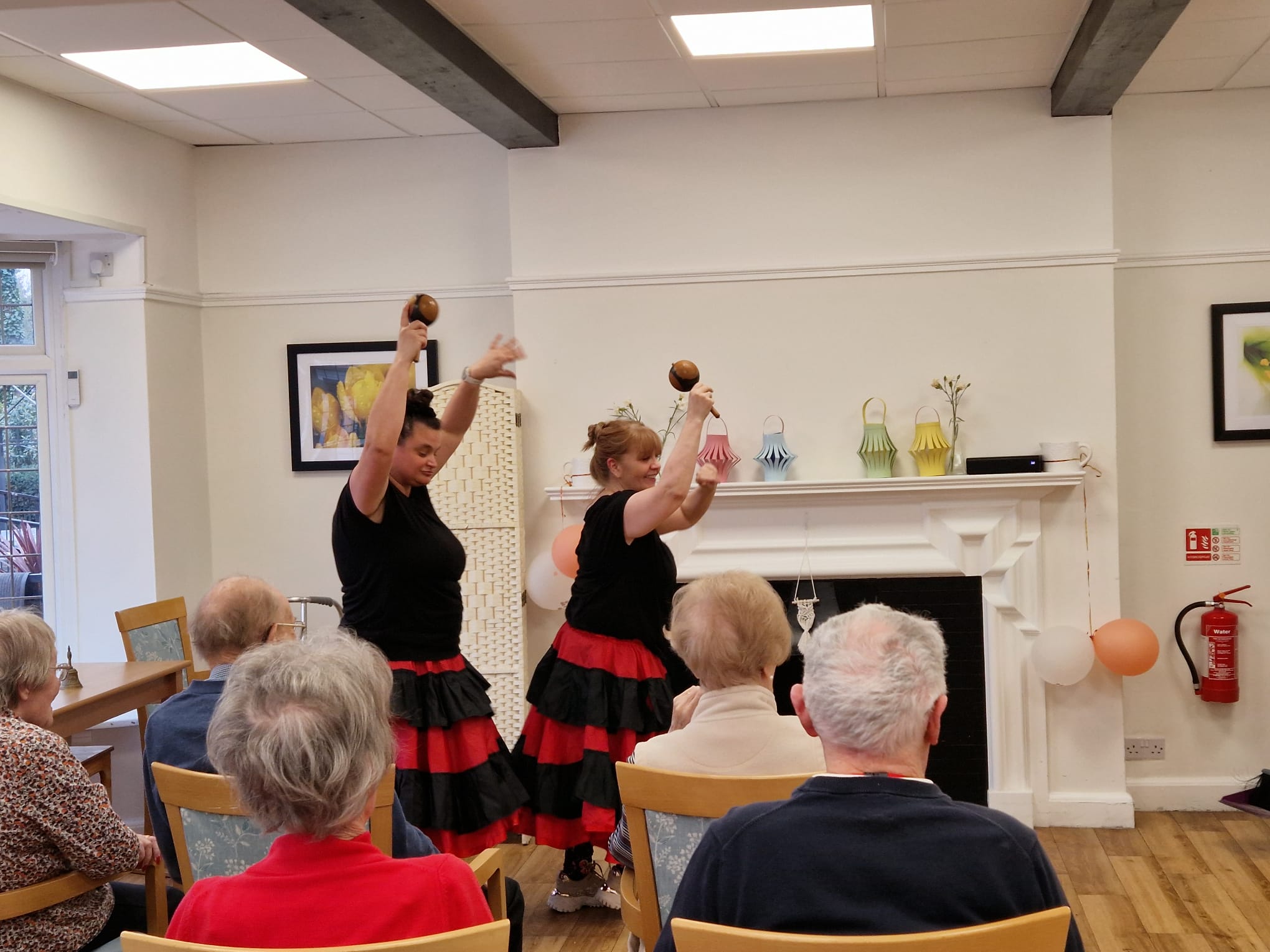 Entertainment at Swarthmore Care Home